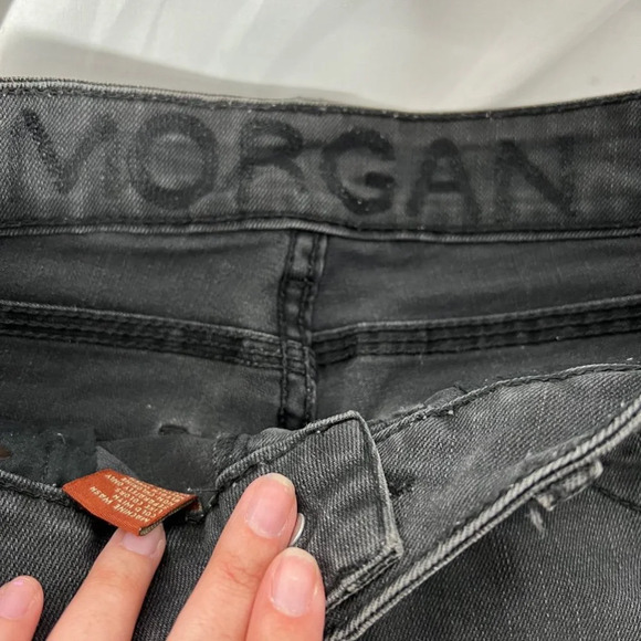 delia*s‎ Morgan Frayed Hem Shorts Size 3 Black - Picture 5 of 9